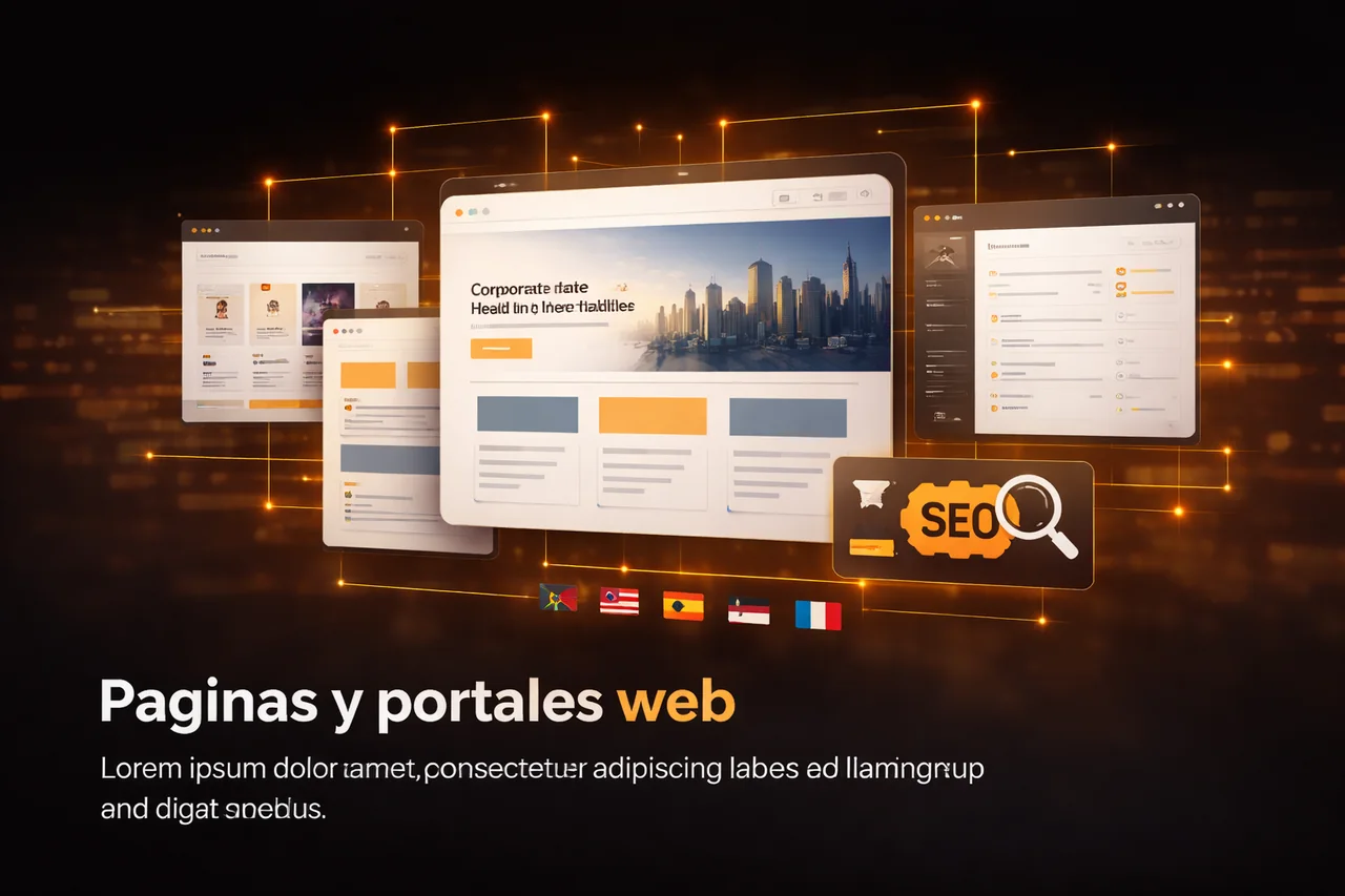 Páginas web a medida y portales corporativos desarrollados por Necty