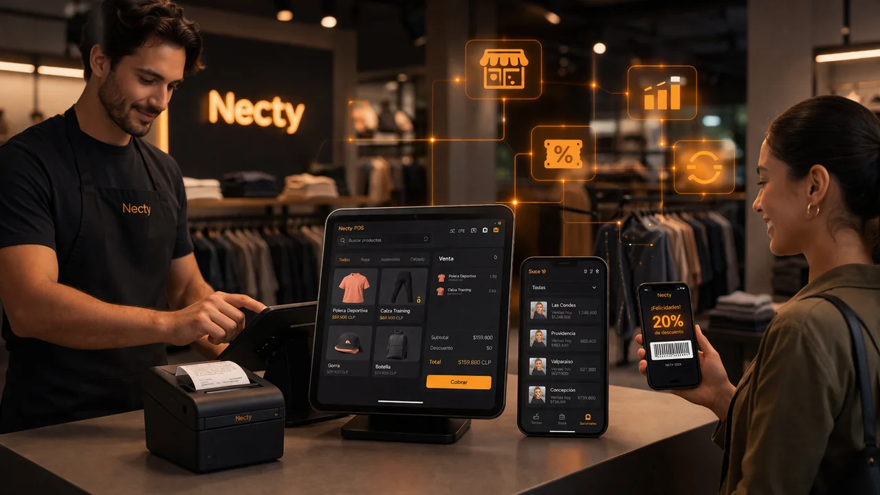 Sistema digital para retail y franquicias